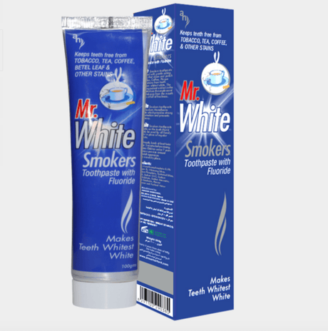 Mr. White Smoker Toothpaste 100g | معجون اسنان للمدخنين - 2kShopping