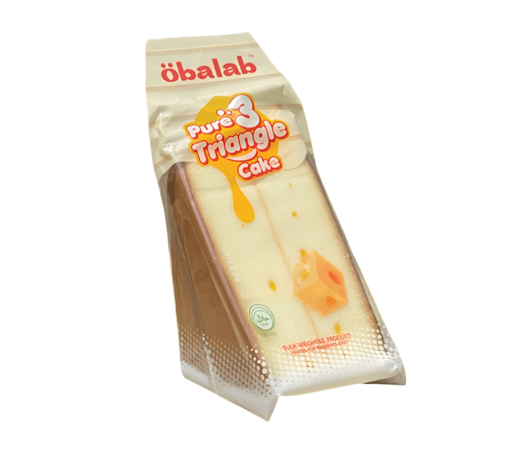 Obalab Triangle Cake with Cheese Flavor 100g | اوبالاب كيك نكهة الجبنة - 2kShopping