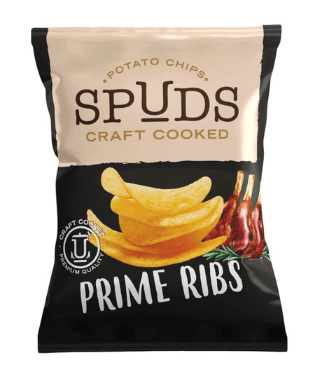 Spuds Chips Prime Ribs 145g | سبدز شيبس ريش مشوية - 2kShopping
