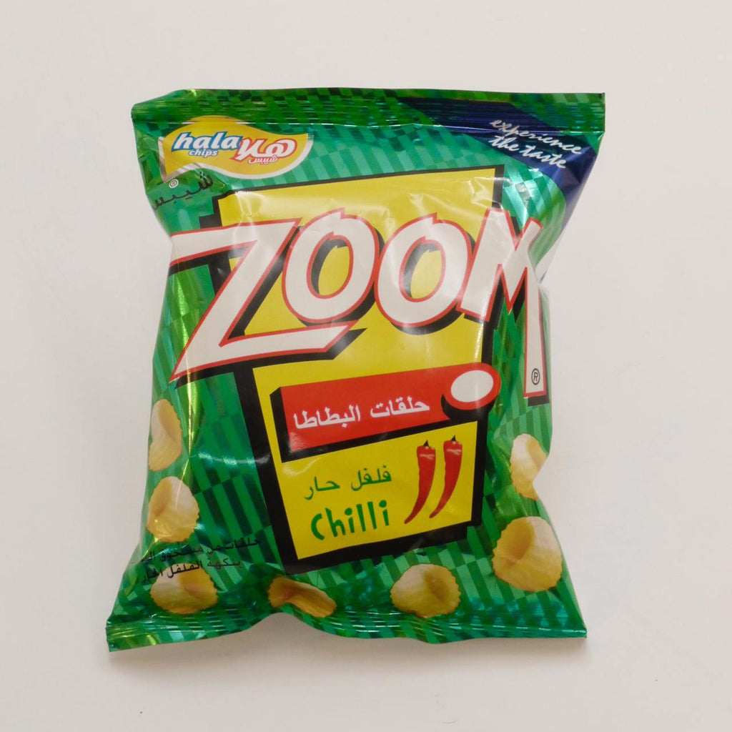 Hala Chips Zoom Chilli Flavour 20g - 2kShopping.com - Grocery | Health | Technology