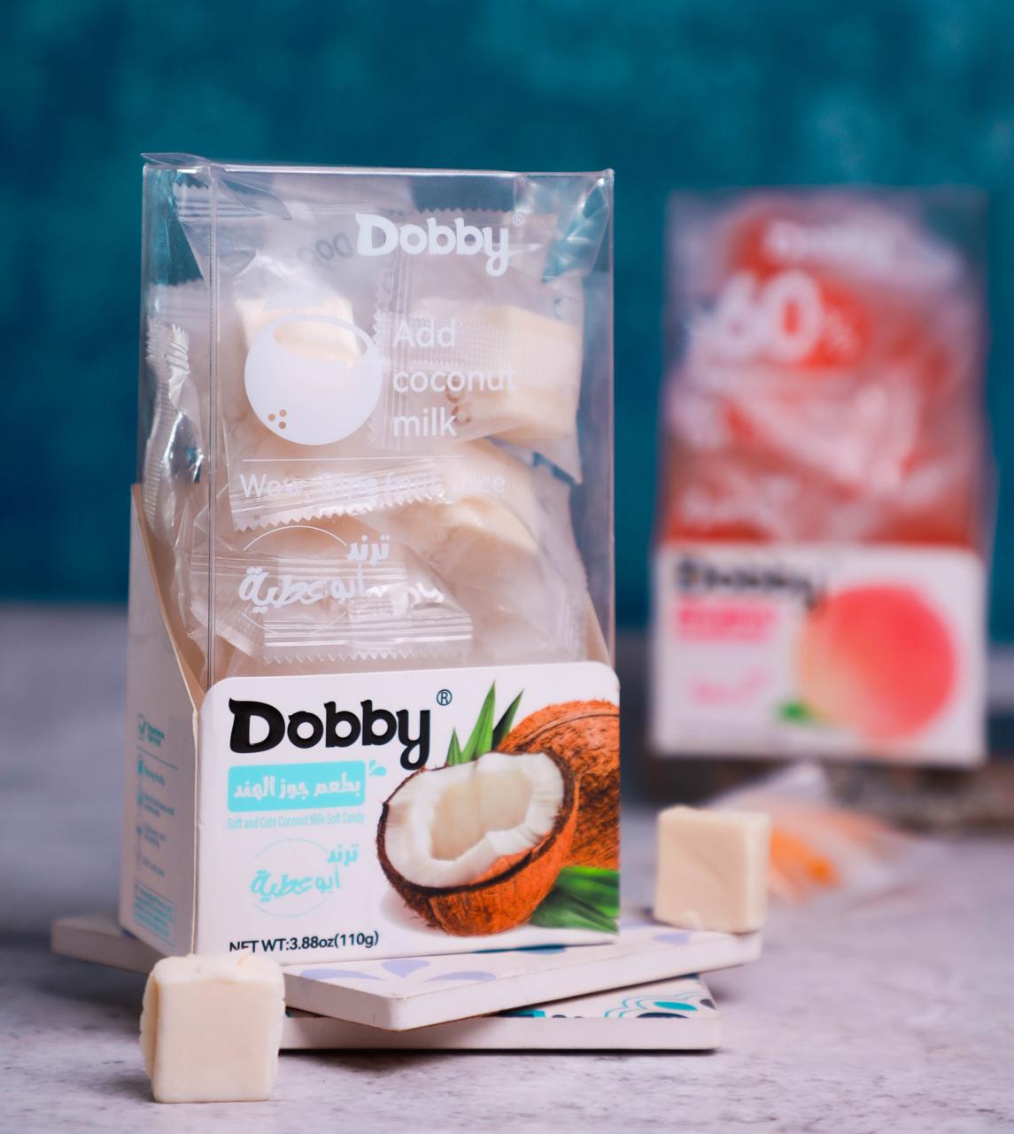 Dobby Coconut Juice Gummy 110g | ترند أبو عطية دوبي كاندي بجوز الهند - 2kShopping