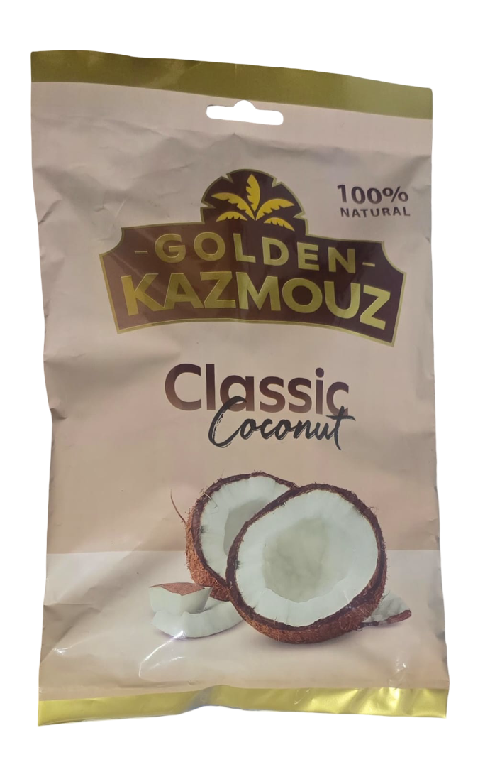Golden Kazmouz 100% Natural  Classic Coconut 225g