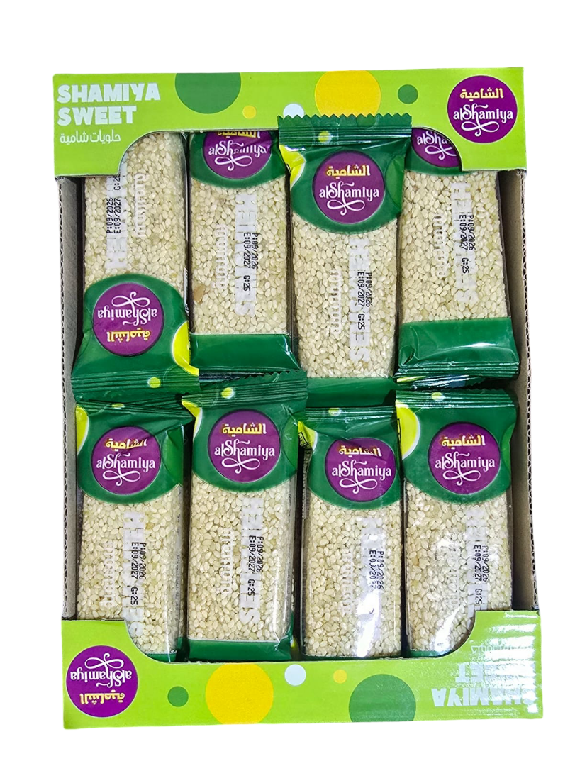 Alzahraa Alshamiya Sesame Bar  24pcs X  25g