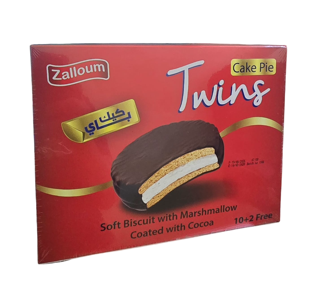 Zalloum Twins Cake Pie Pack of 12 x 30g