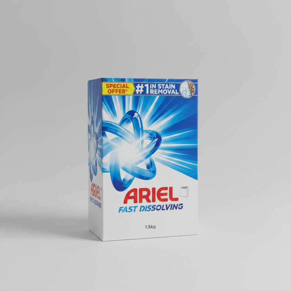 Ariel Detergent Powder Blue 1.5kg