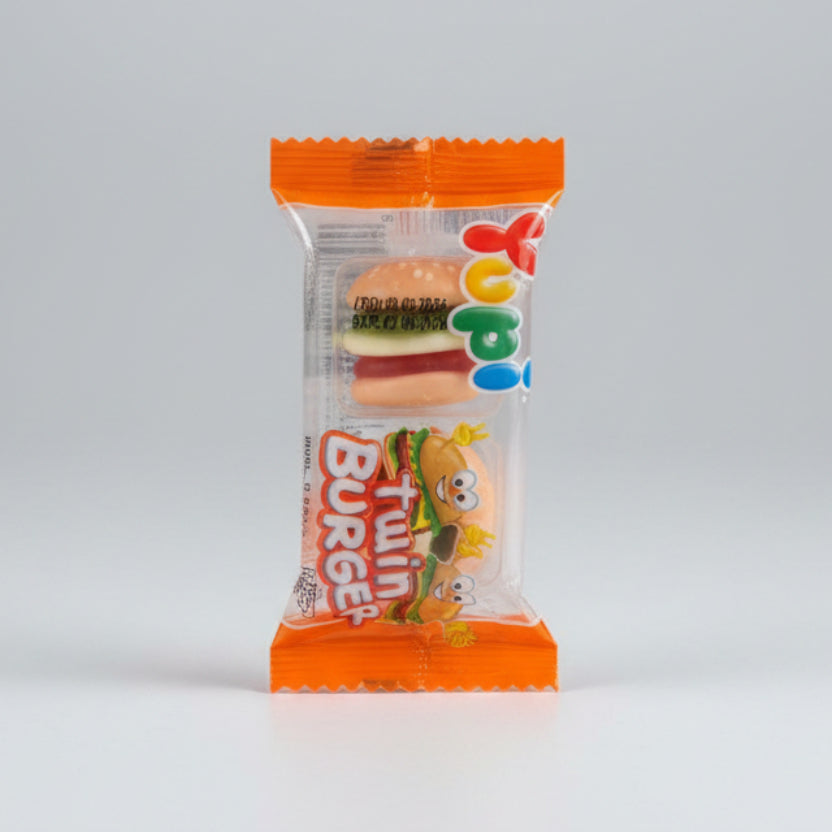 Yupi Twin Burger Gummy  14G
