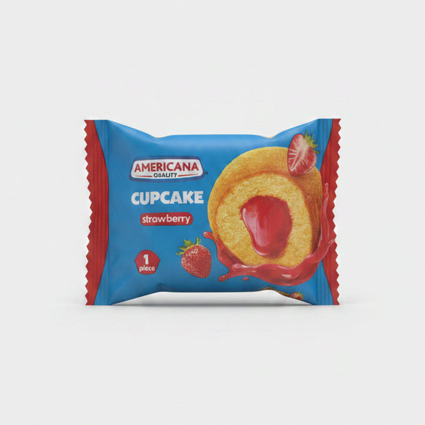 Americana Cupcake Strawberry  28G
