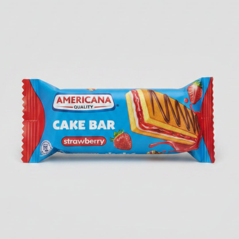 Americana Cake Bar Strawberry 20G