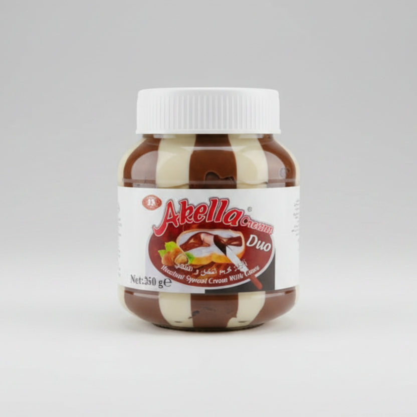 Akella Cream Duo Hazelnut Spread Cream With Cocoa 350G