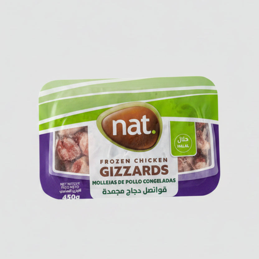Nat Frozen Chicken  Gizzard 450G