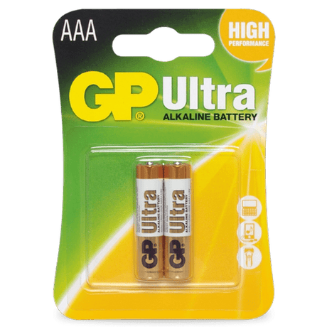 Gp Alkaline Battery AAA 2Pcs - 2kShopping