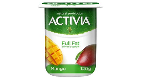 Activia Yoghurt Full Fat Mango 120g - 2kShopping