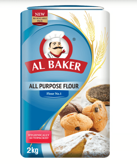 Al Baker All Purpose Flour 2Kg - 2kShopping