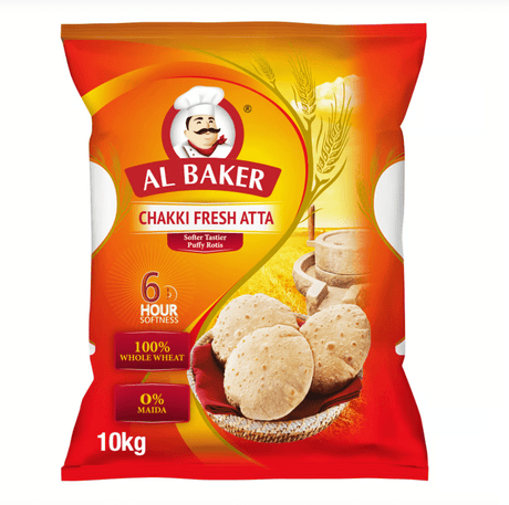 Al Baker Chakki Fresh Atta 10kg - 2kShopping