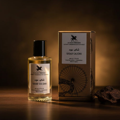 Al Burak Perfumes Shay Oudh 50ml Inspired By: Oud Khaleeji | عطور البراق شاي عود - 2kShopping