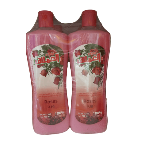 Al Emlaq Multipurpose Freshener Roses Pack of 2 x 750ml | العملاق معطر متعدد الاستعمالات بالورد - 2kShopping
