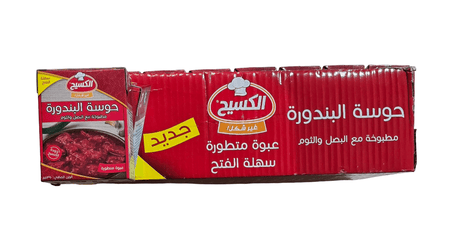 Al Kasih Househ Chopped Tomatoes Box 24*390| الكسيح حوسة البندورة - 2kShopping