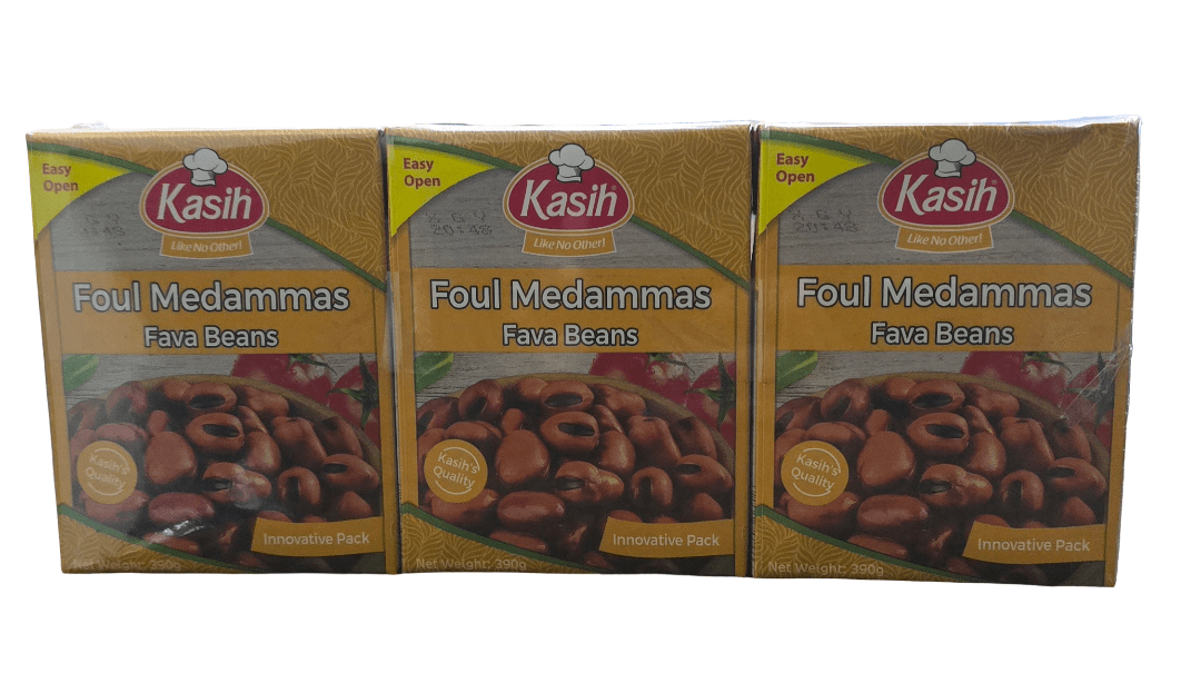 Al Kasih Small Fava Beans 3X390g | الكسيح فول مدمس حبة صغيرة - 2kShopping