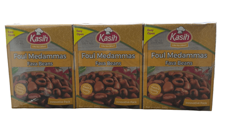 Al Kasih Small Fava Beans 3X390g | الكسيح فول مدمس حبة صغيرة - 2kShopping