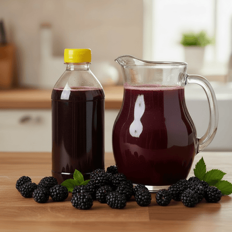 Al Nabulsi BlackBerry Flavored Drink 1 Liter|النابلسي عصير توت - 2kShopping