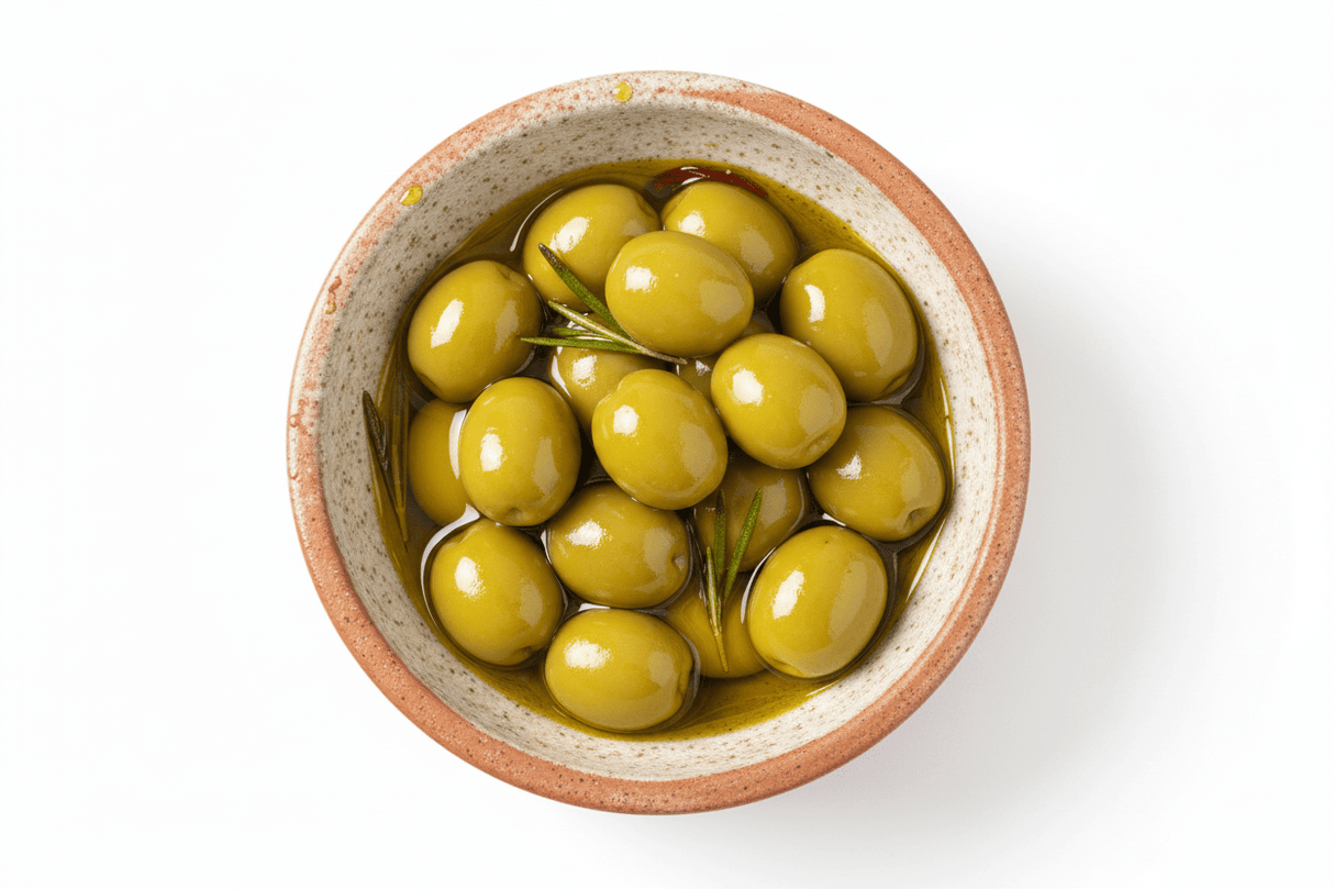 Al Nabulsi Green Olives Baladi with Oil Jordan 1kg - 2kShopping