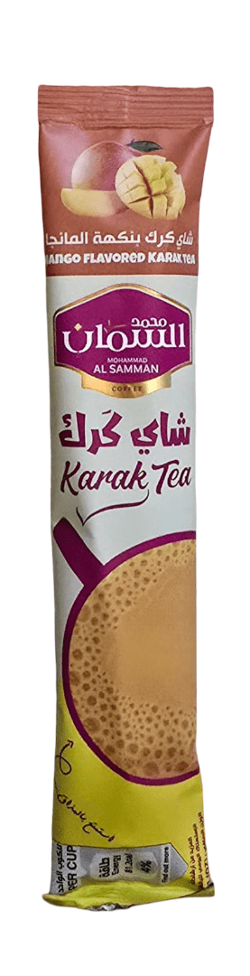 Al Samman Karak Tea Mango Flavour 20g | شاي كرك أصابع 20 غرام ( بنكة المانجا ) - 2kShopping