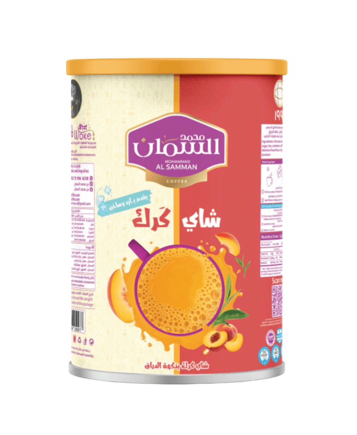 Al Samman Karak Tea Peach Flavor 640g ( ) - 2kShopping