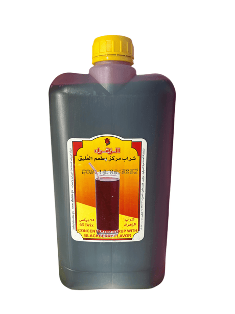 Al Zahra Concentrated BlackBerry Syrup 4L | الزهراء شراب عليق مركز - 2kShopping
