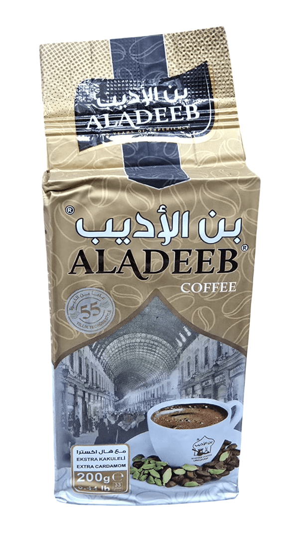 Aladeeb Coffee Extra Cardamom 10 pcs x 200g|الاديب قهوة مع هال اكسترا - 2kShopping