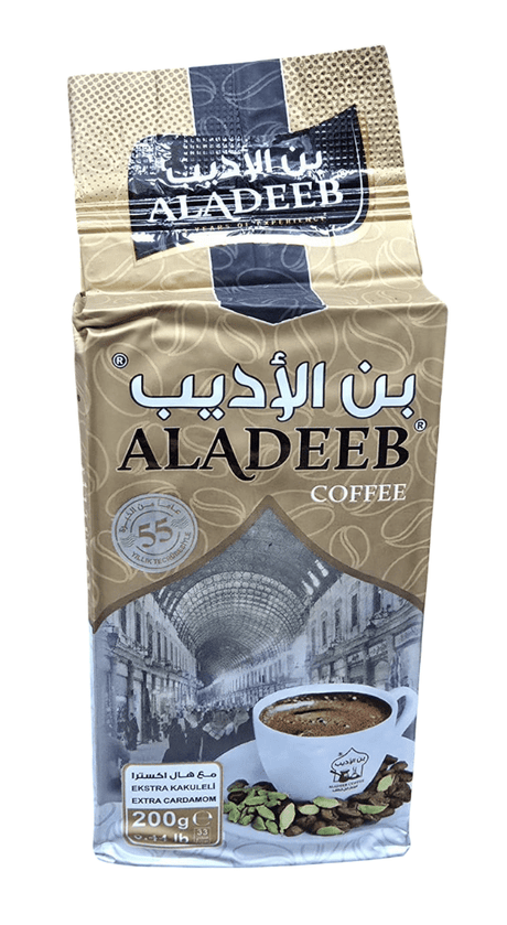 Aladeeb Coffee Extra Cardamom 200g|الاديب قهوة مع هال اكسترا - 2kShopping