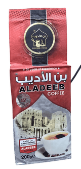 Aladeeb Coffee Without Cardamom 200g|الاديب قهوة بن ساده - 2kShopping