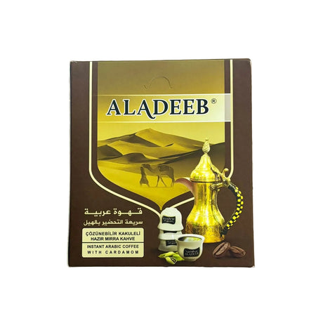 Aladeeb Instant Arabic Coffee with Cardamom Box of 12x48|الاديب قهوة عربية سريعة التحضير بالهيل - 2kShopping