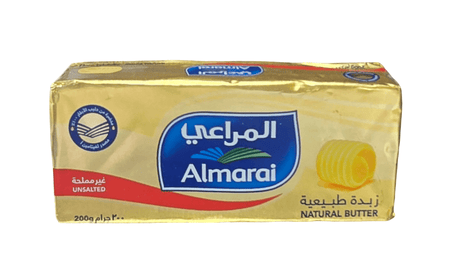 Almarai Unsalted Butter 200g | زبدة غير مملحة - 2kShopping