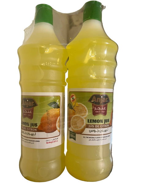 Anjar Lemon Juice 2X1L | عنجر عصير الحامض - 2kShopping