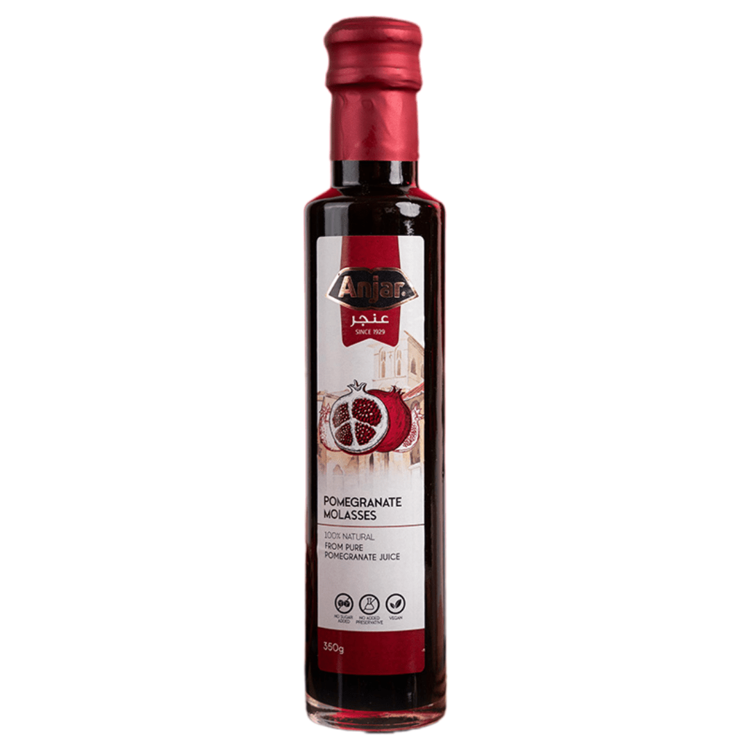 Anjar Organic Pomegranate Molasses Natural 12 x 350ml | عنجر دبس الرمان كرتونة - 2kShopping