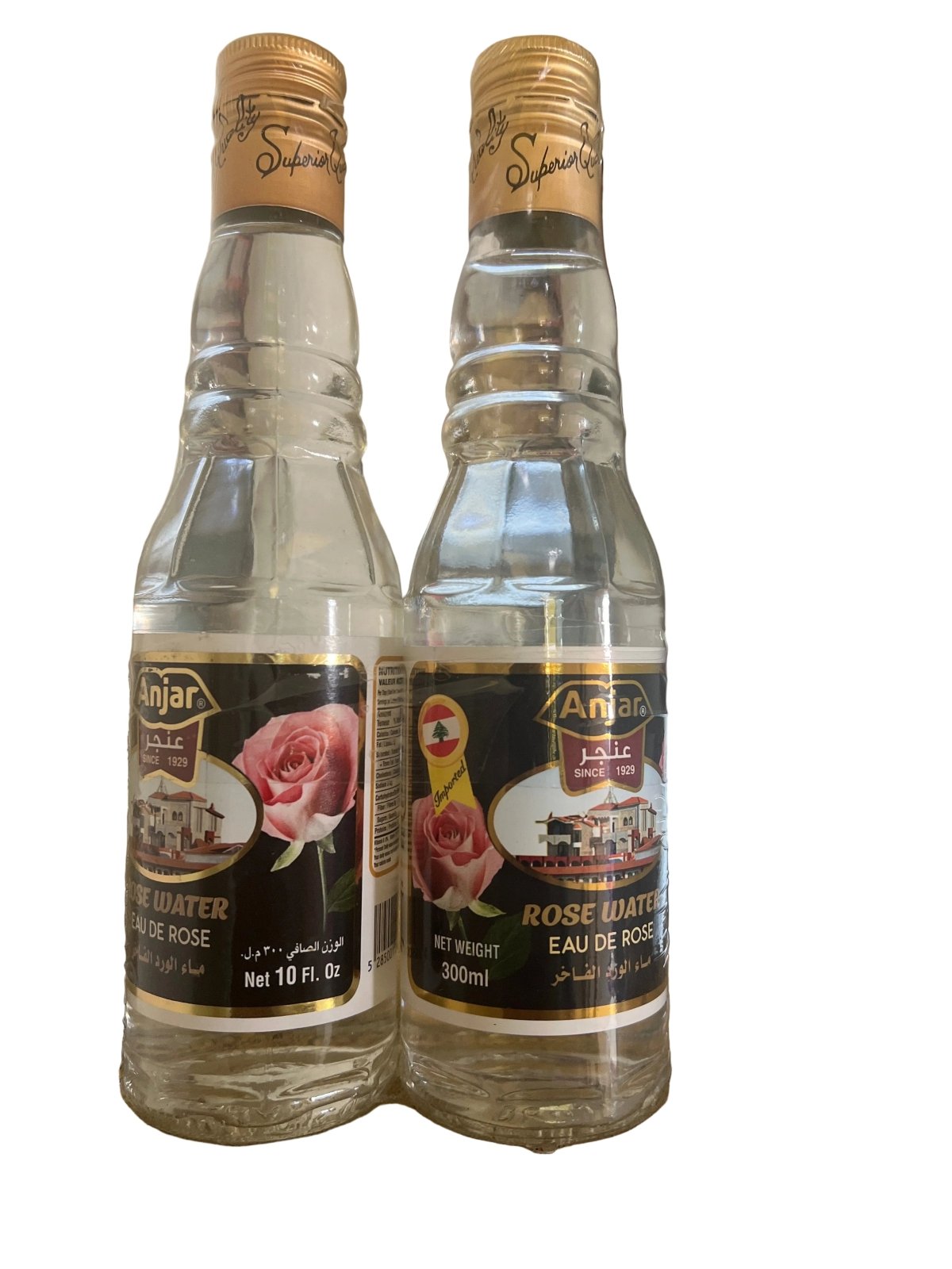 Anjar Rose Water 2X300ml | عنجر ماء الورد الفاخر - 2kShopping