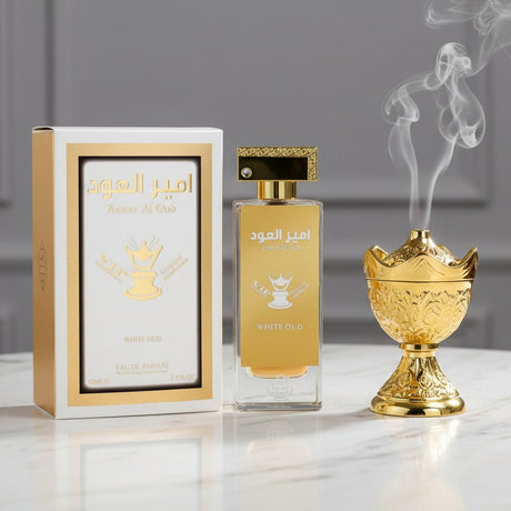 Atika Perfumes Ameer Al Oud Abiyad 100ml - 2kShopping