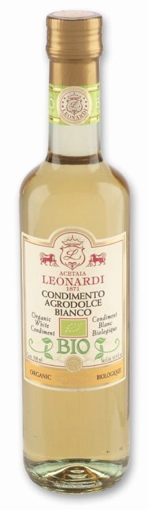 Organic Balsamic White Condiment From Modena (10 Years in Oak Barrels) | صلصة بلسميك بيضاء عضوية - 2kShopping