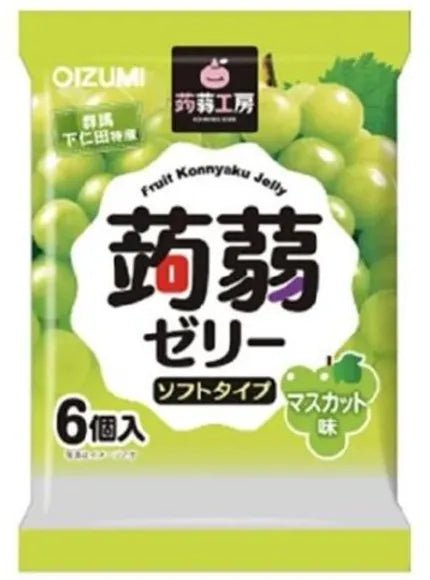 Japanese Konnyaku Jelly Muscat Flavor 106g | جيلي بنكهة العنب - 2kShopping