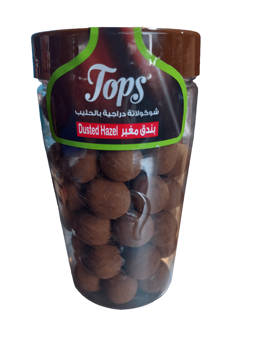 Tops Dragee Dusted Hazelnut Chocolate 230g | توبس شوكولاتة دراجيه مغبرة بالبندق - 2kShopping