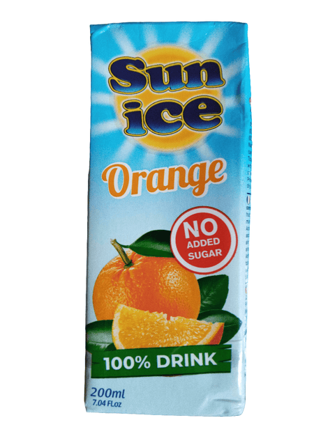 Sun Ice Juice Orange 200Ml | صن ايس عصير برتقال - 2kShopping