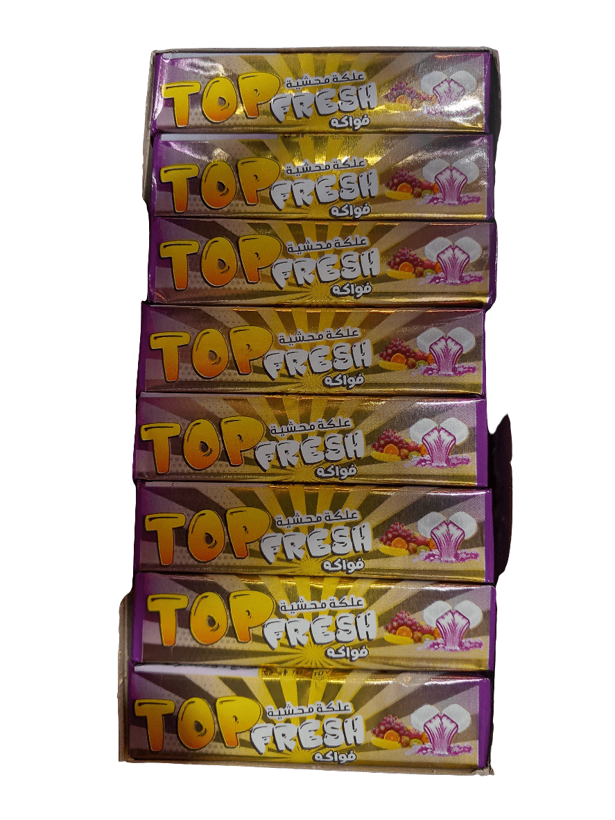 Zahi Top Fresh Fruit Pack of 24pcs | زاهي توب علكة محشية فواكه - 2kShopping