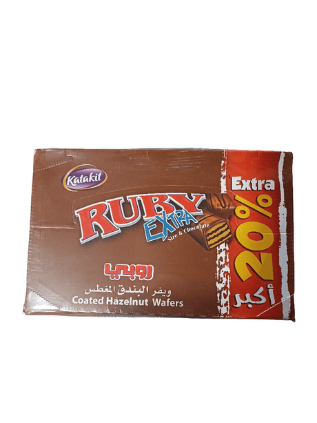 Ruby Wafer Hazelnut 24 x 22g | روبي ويفر البندق - 2kShopping