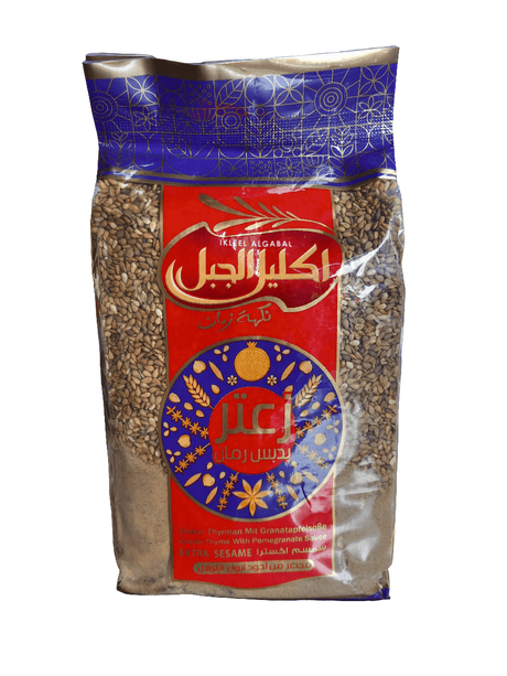 Ikleel Algabal Zaatar with Pomeg Sesame 400g | اكليل الجبل زعتر بالرمان والسماق - 2kShopping