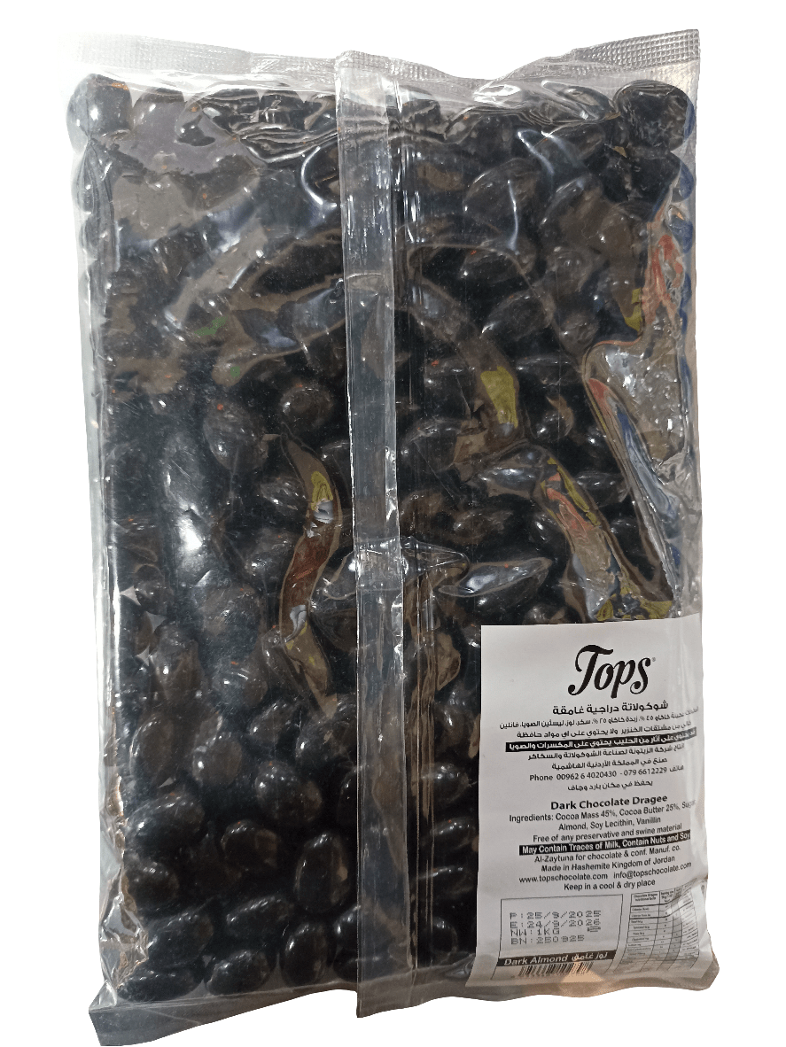 Tops Dark Chocolate Dragees with Almond 1kg - 2kShopping