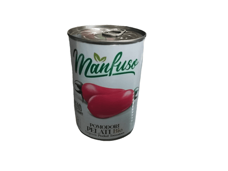 Manfuso Organic Peeled Tomatoes 400g - 2kShopping