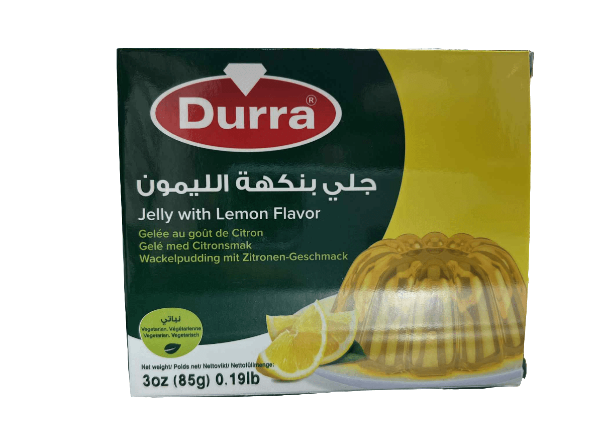 Durra Jelly Lemon Flavor 85g | الدرة جلي بنكهة الليمون - 2kShopping
