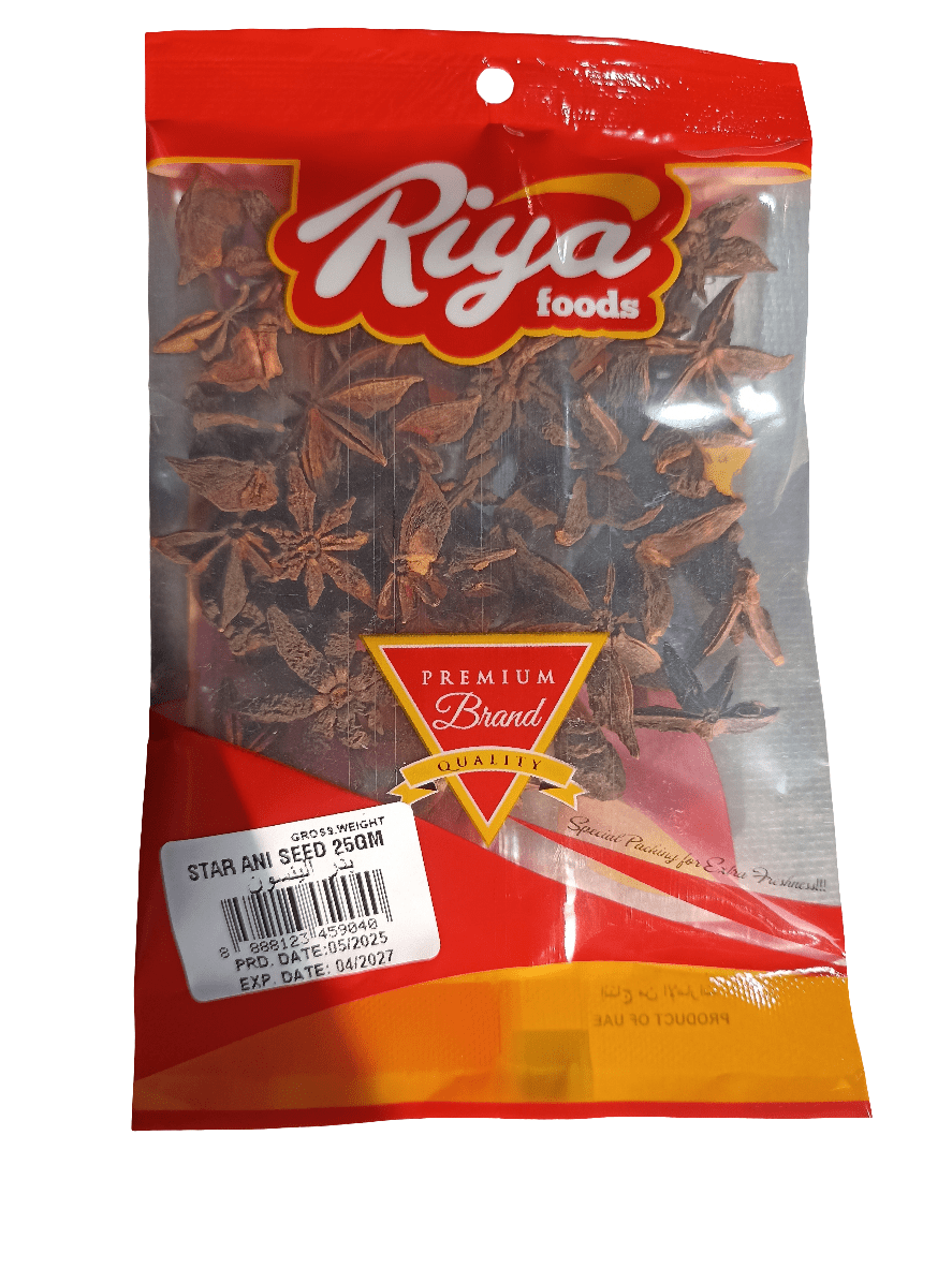 Riya Foods Star Anis Seeds 250g | ريا بذور اليانسون - 2kShopping