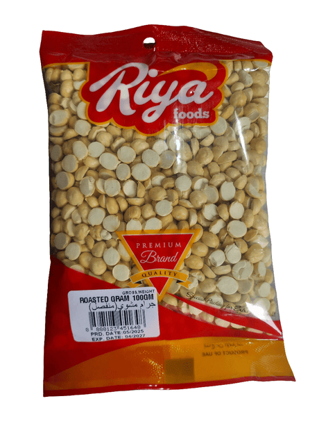 Riya Foods Roasted Gram (Chickpeas) Split 100g | ريا حمص محمص مقسوم - 2kShopping