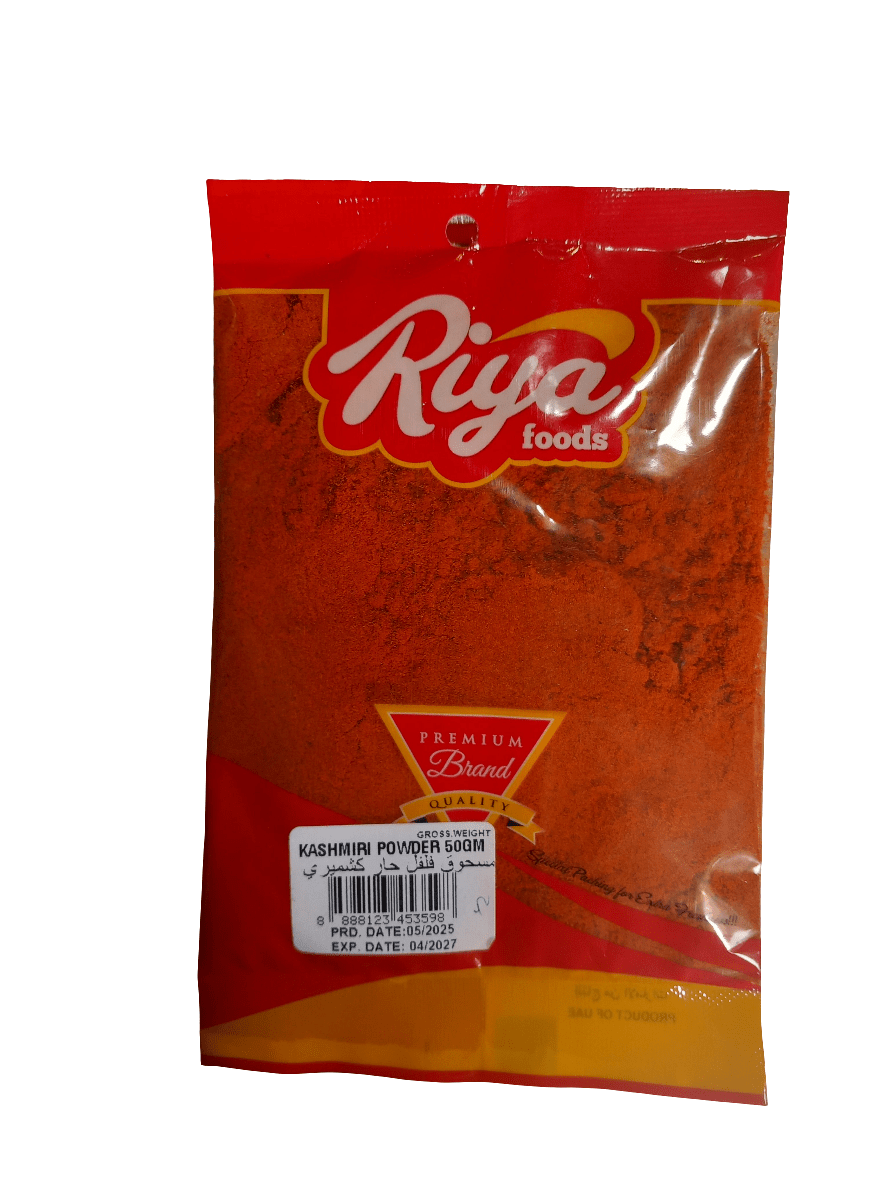 Riya Foods Kashmiri Powder 50g | ريا مسحوق فلفل حار كشميري - 2kShopping